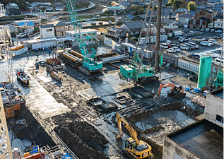 新市立島田市民病院　新棟工事